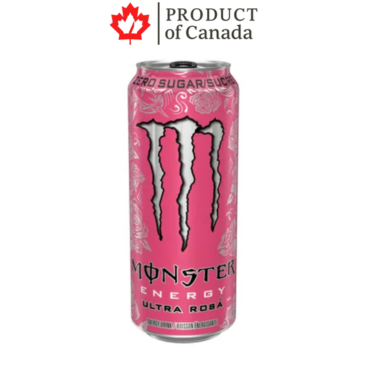 [Canada] Monster Ultra Rosa Zero Sugar Can 473 Ml - 12 Pack