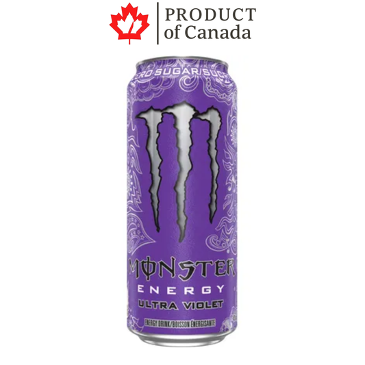 [Canada] Monster Ultra Violet Zero Sugar Can 473 Ml - 12 Pack