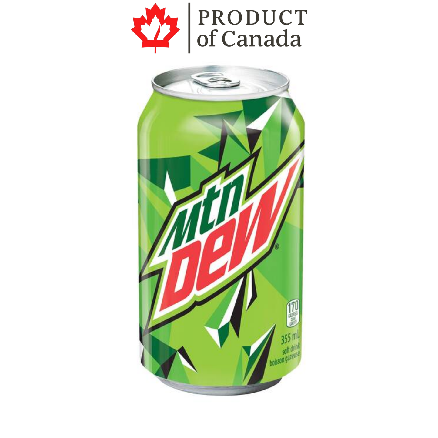 [Canada] Mtn Dew Original Can 355 Ml - 12 Pack