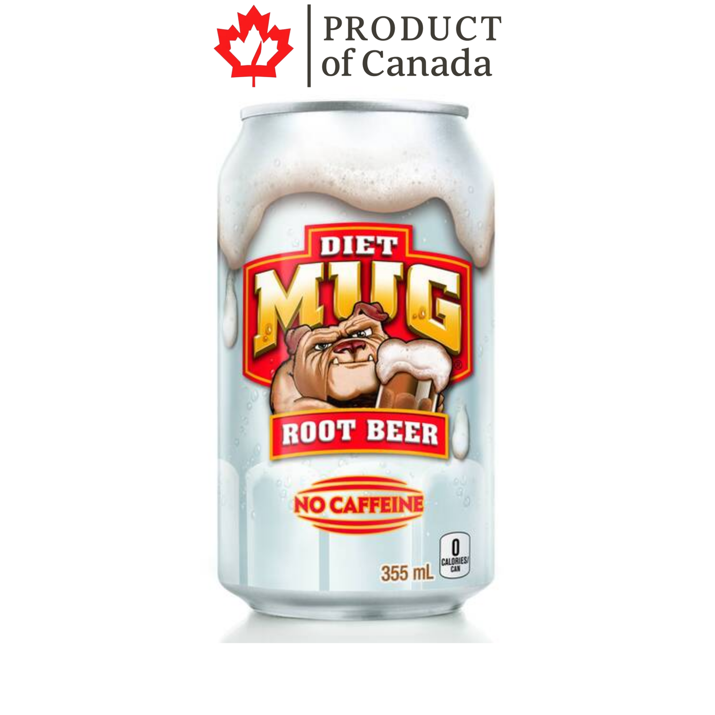 [Canada] Mug Root Beer Zero Sugar Can 355 Ml - 12 Pack