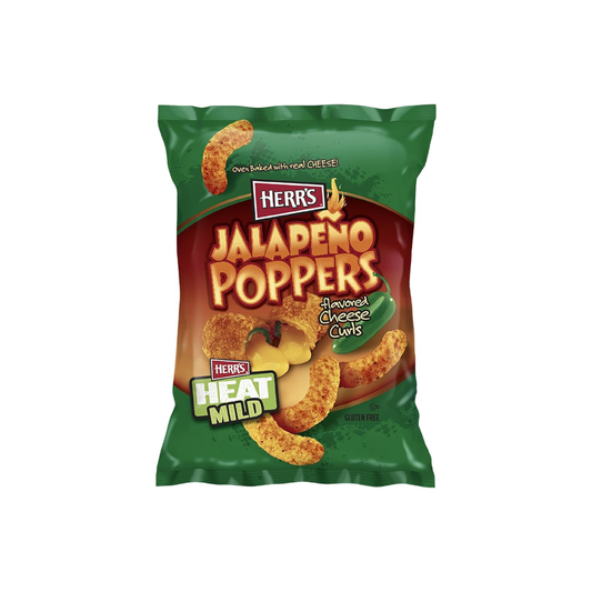 Herrs Jalapeno Poppers 2.5 Oz - 12 Pack
