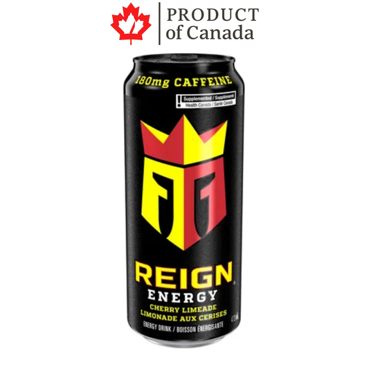 [Canada] Reign Energy Cherry Limeade Can 473 Ml - 12 Pack
