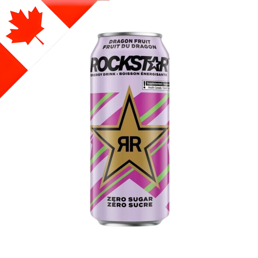 [Canada] Rockstar Dragon Fruit Can 473 Ml x 12 Pack