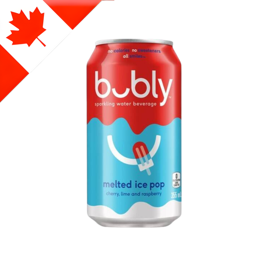 [Canada] Bubly Melted Ice Pop Can 355 Ml x 12 Pack