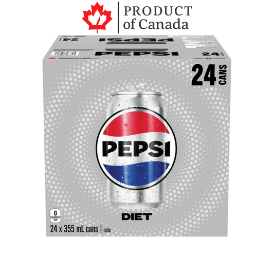 [Canada] Pepsi Diet Original Can 355 Ml - 24 Pack