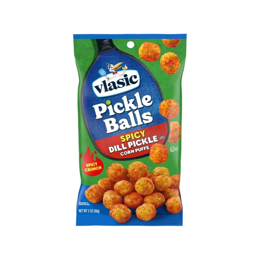 Vlasic Spicy Dill Pickle Balls 2 Oz - 12 Pack