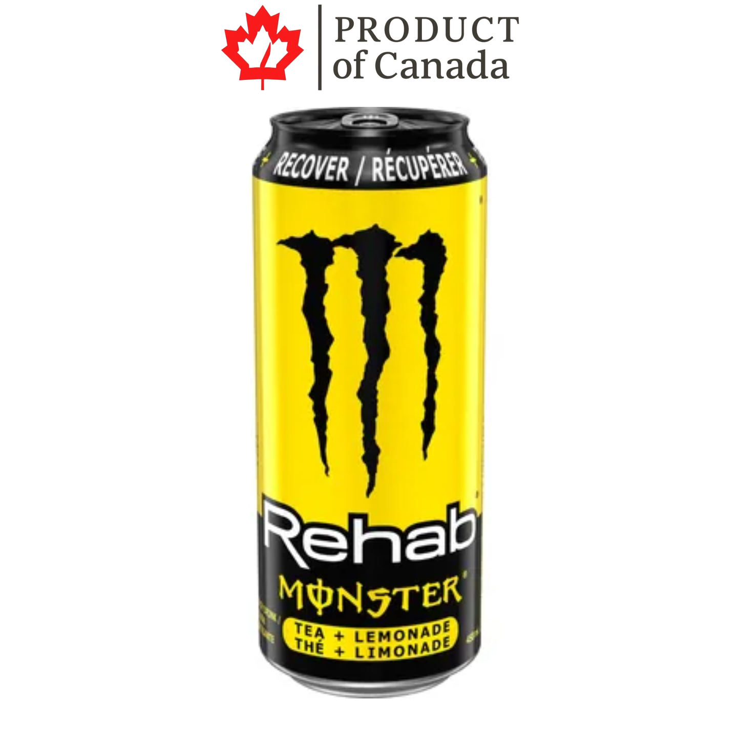 [Canada] Monster Rehab Tea + Lemonade Can 458 Ml - 12 Pack