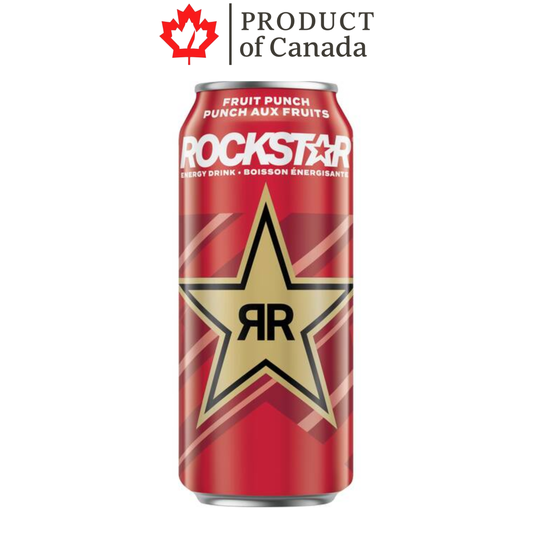 [Canada] Rockstar Fruit Punch Can 473 Ml - 12 Pack