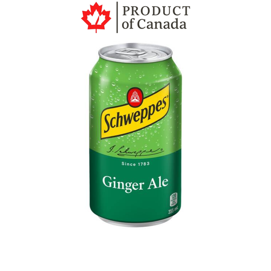 [Canada] Schweppes Ginger Ale Can 355 Ml - 12 Pack