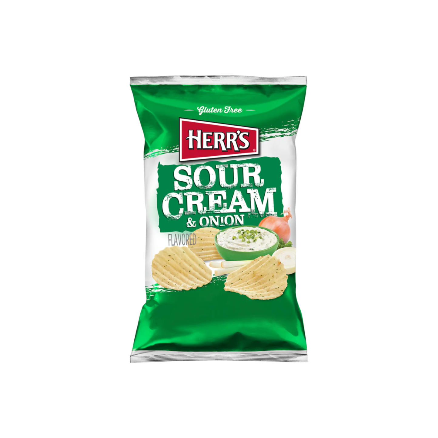 Herrs Sour Cream & Onion 2.5 Oz - 12 Pack