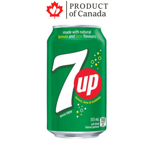 [Canada] 7 Up Lemon Lime Can 355 Ml - 12 Pack