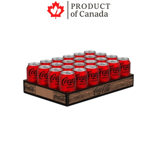 [Canada] Coca Cola Original Zero Sugar Can 355 Ml - 24 Pack